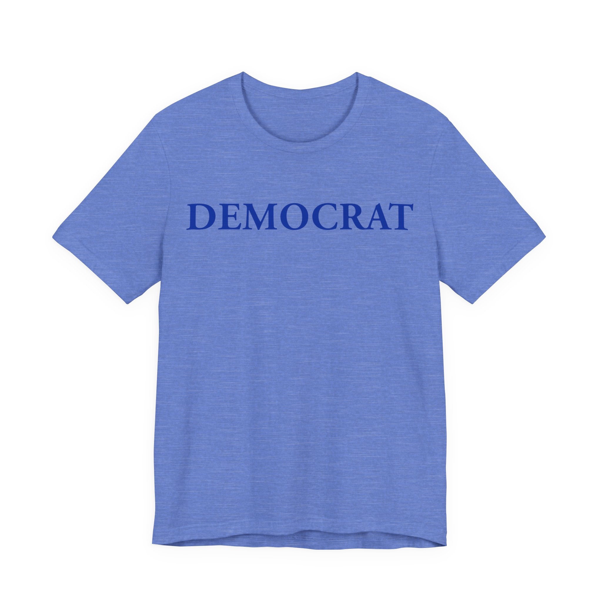 DEMOCRAT Navy Wordmark Tee — Classic Political T-Shirt