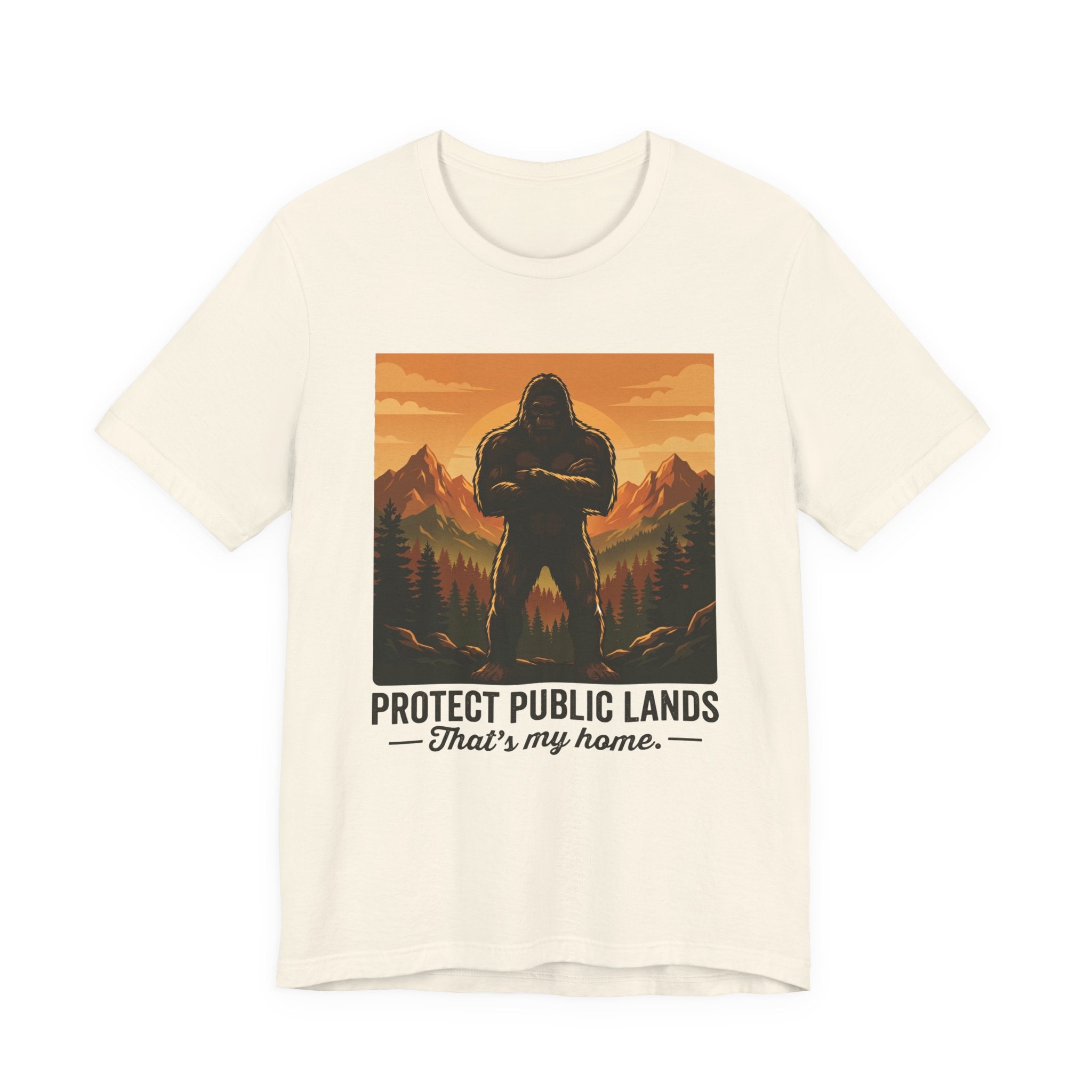 Protect Public Lands Tee — Bigfoot Forest Conservation Graphic T-Shirt