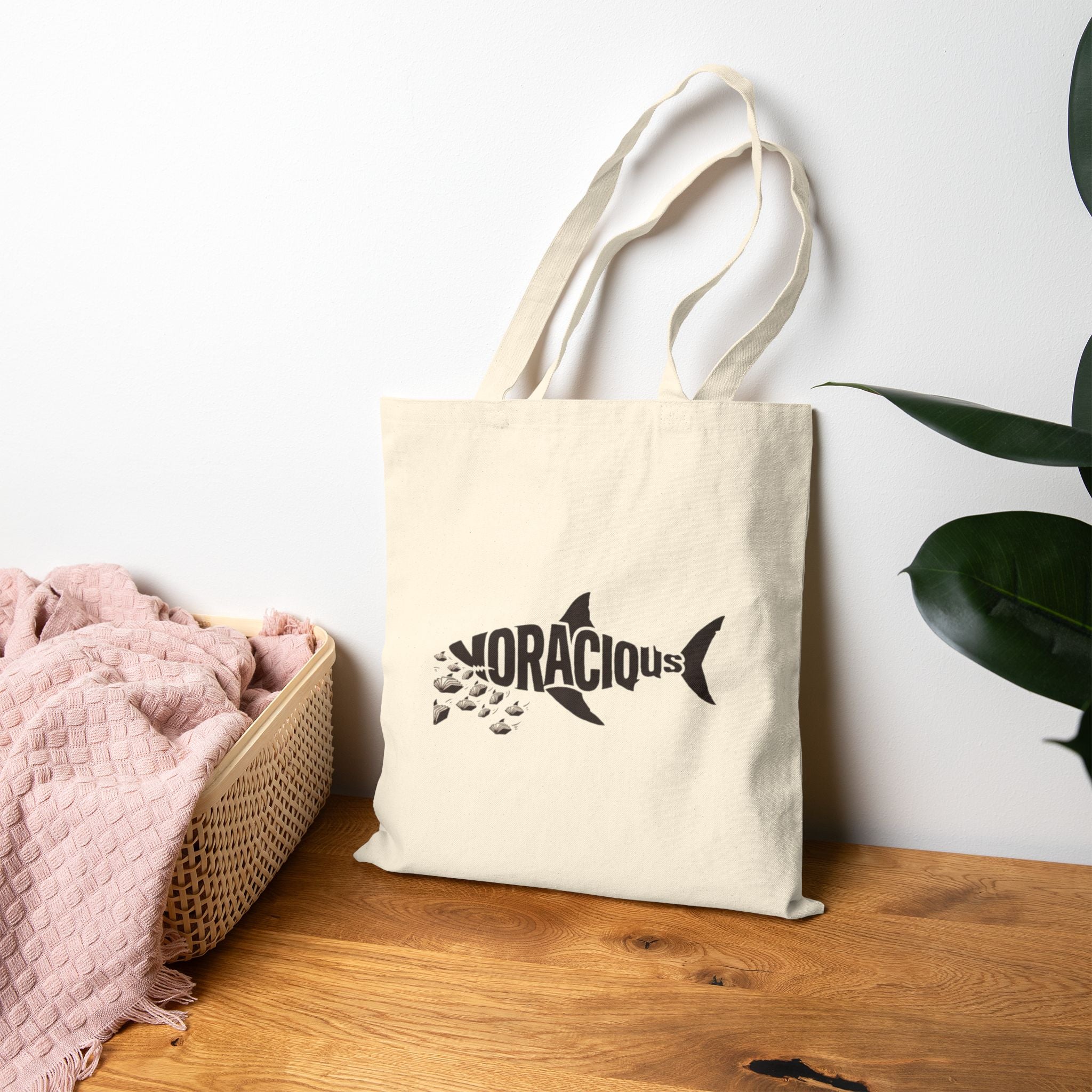 Voracious Reader Tote Bag — Book Lover Canvas Tote for Readers