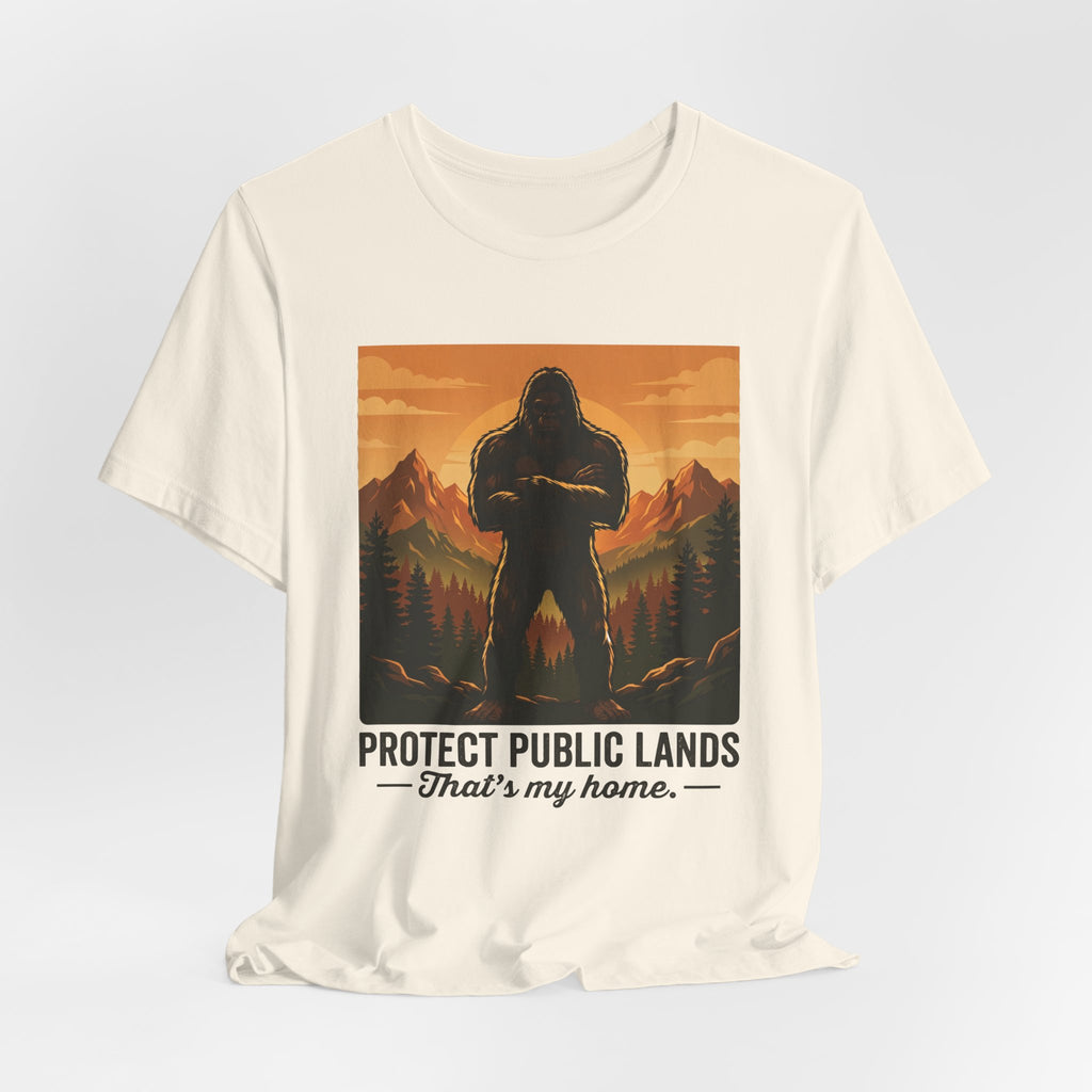 Protect Public Lands Tee — Bigfoot Forest Conservation Graphic T-Shirt