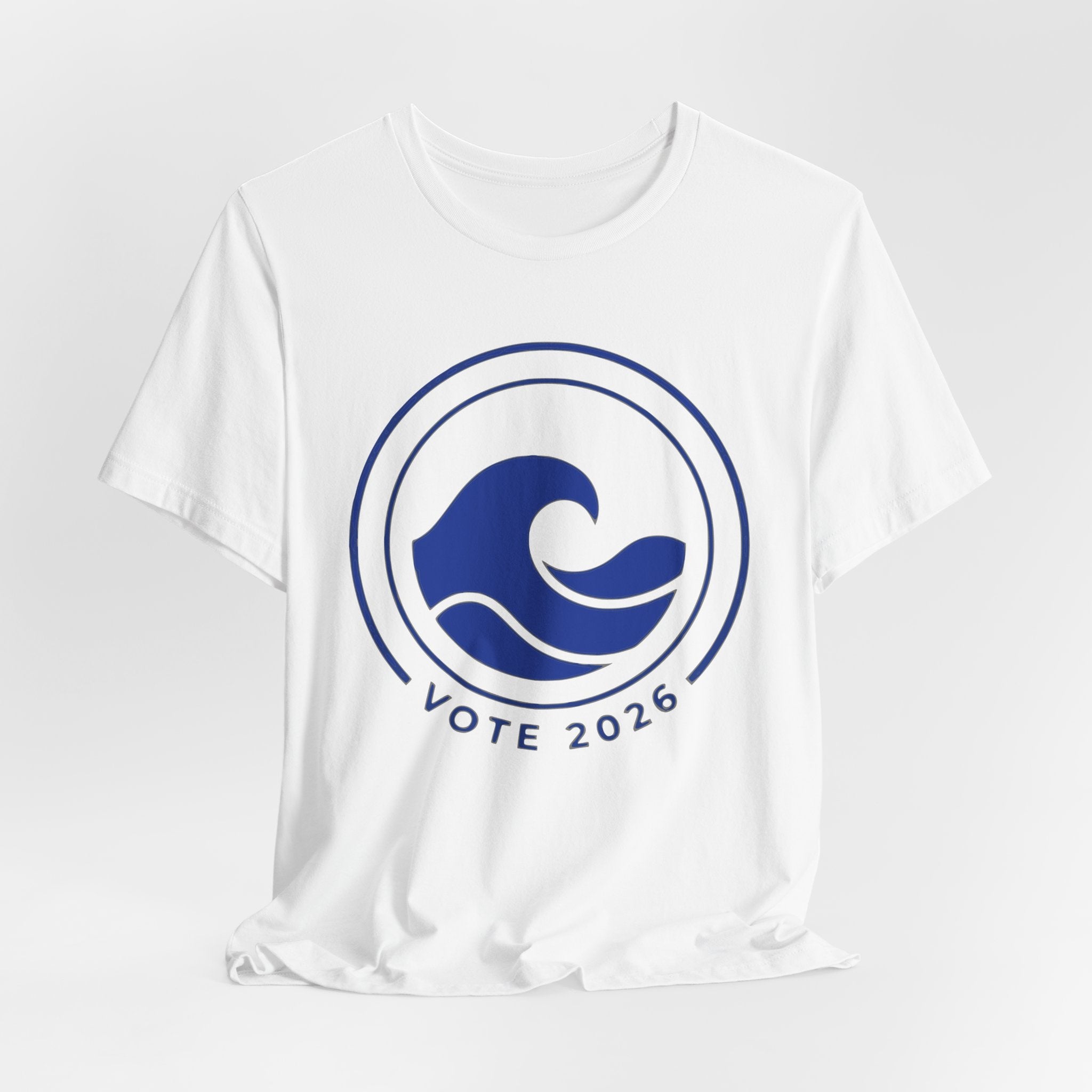 VOTE 2026 Wave Tee — Coastal Political Campaign T-Shirt