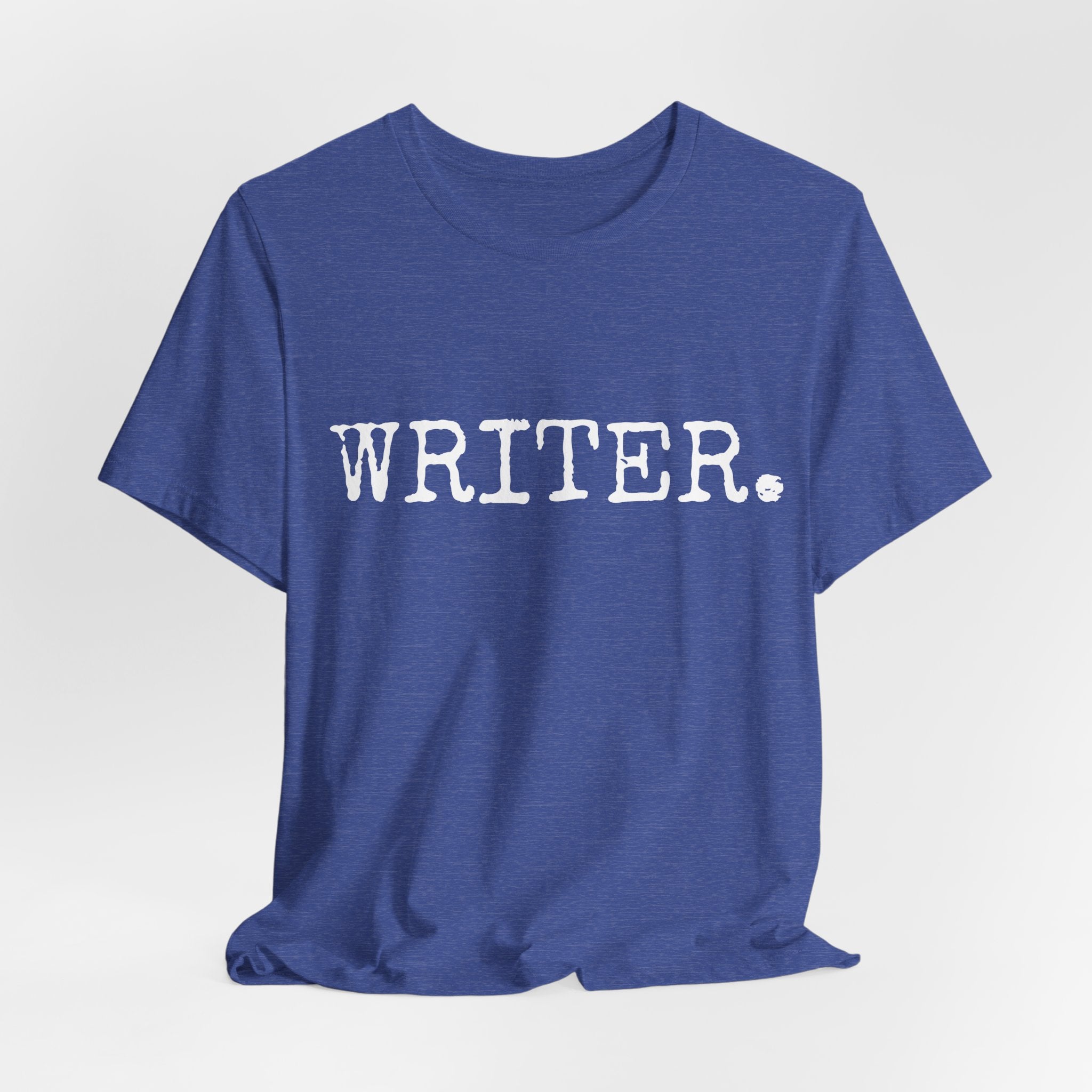 Writer T‑Shirt – Vintage Typewriter Font Tee for Authors & Journalers