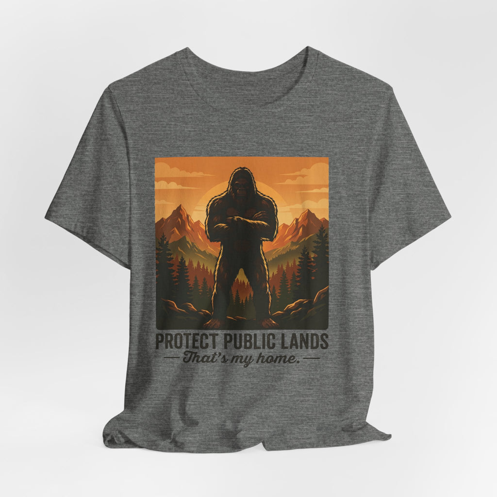 Protect Public Lands Tee — Bigfoot Forest Conservation Graphic T-Shirt
