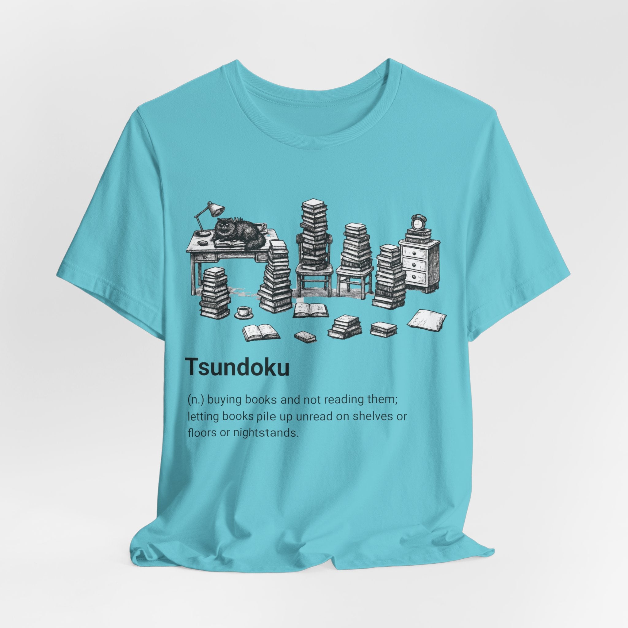 Tsundoku Booklover T‑Shirt — Literary Definition Graphic Tee