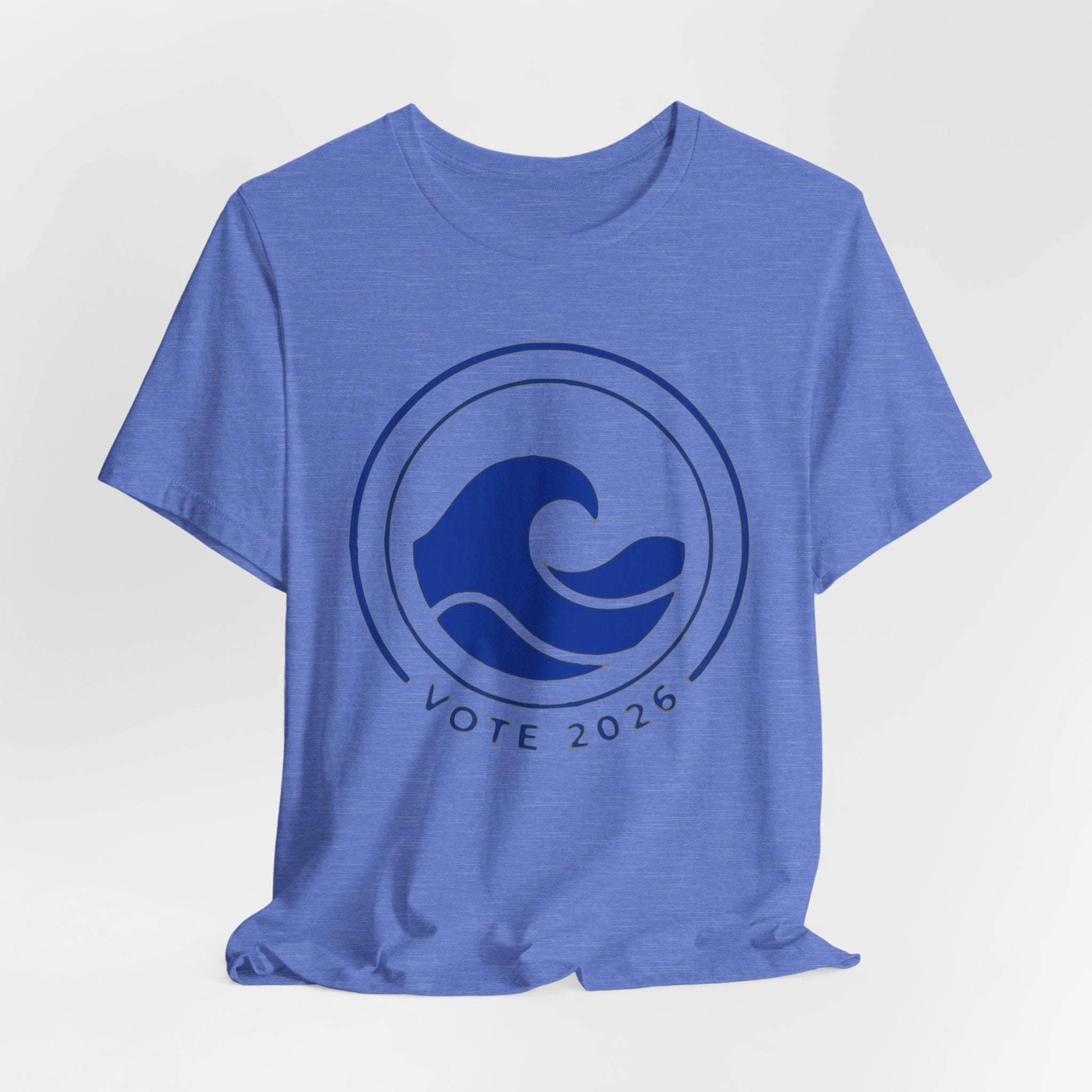 VOTE 2026 Wave Tee — Coastal Political Campaign T-Shirt