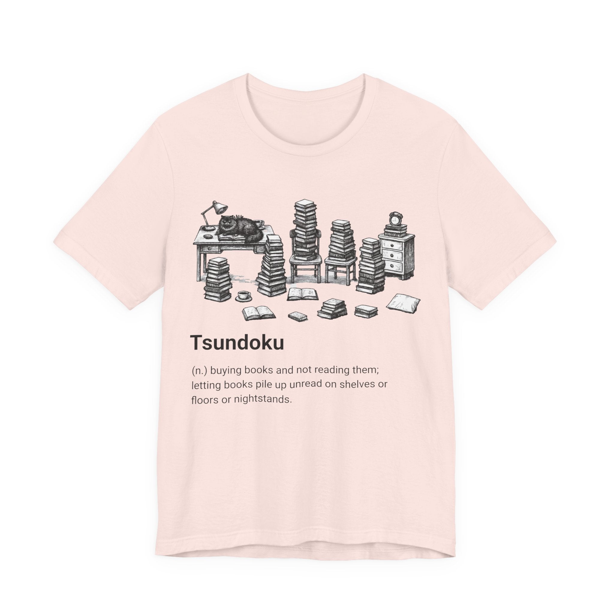 Tsundoku Booklover T‑Shirt — Literary Definition Graphic Tee