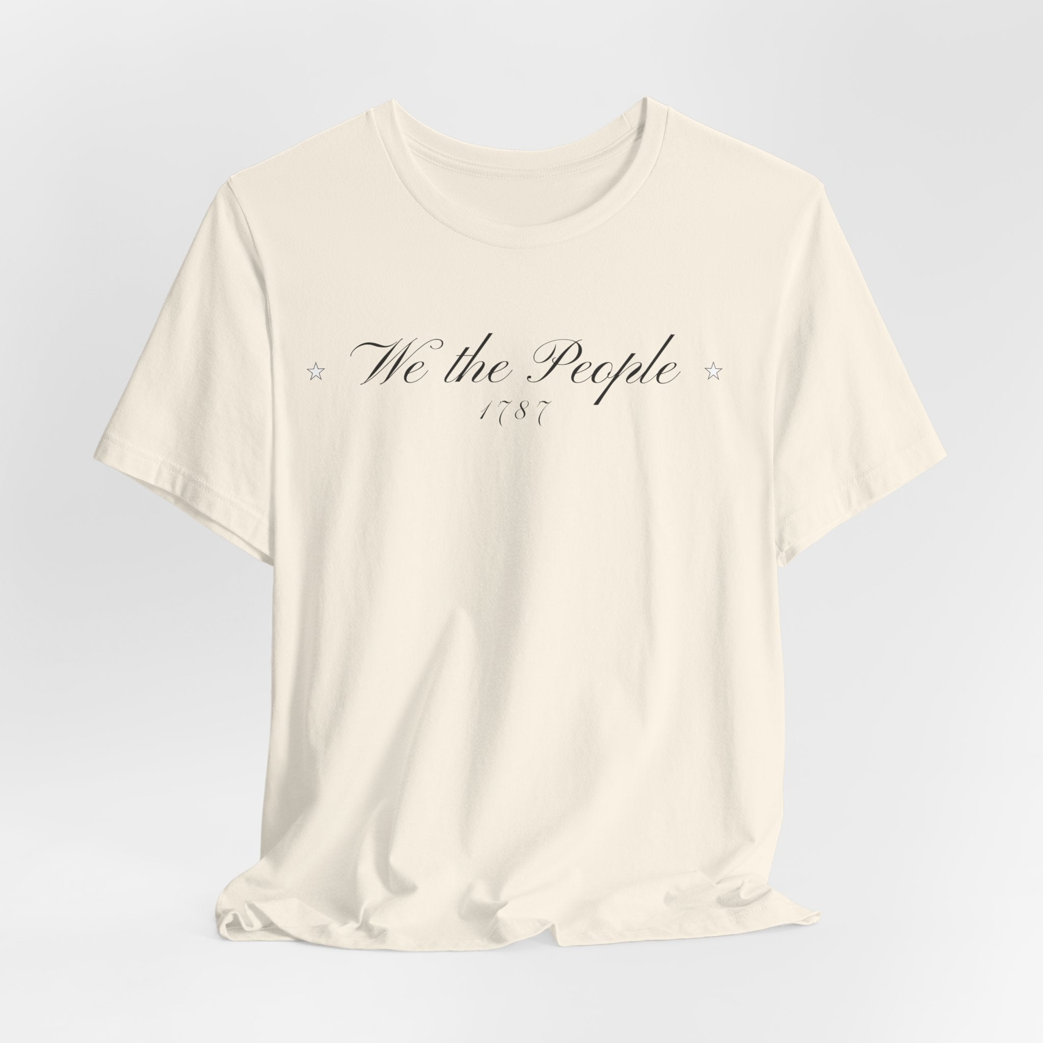 "We the People" Constitutional Script Tee