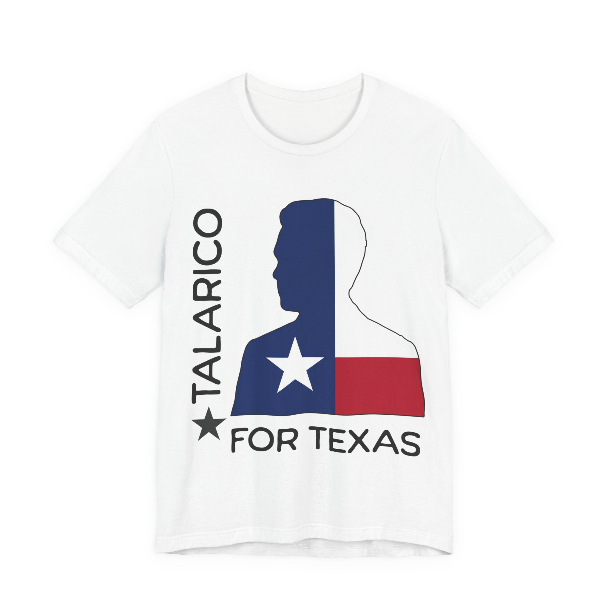 Talarico For Texas T-Shirt — Texas Flag Silhouette Political Shirt