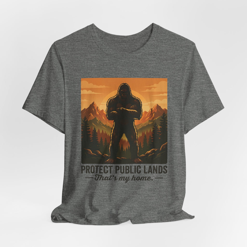 Protect Public Lands Tee — Bigfoot Forest Conservation Graphic T-Shirt