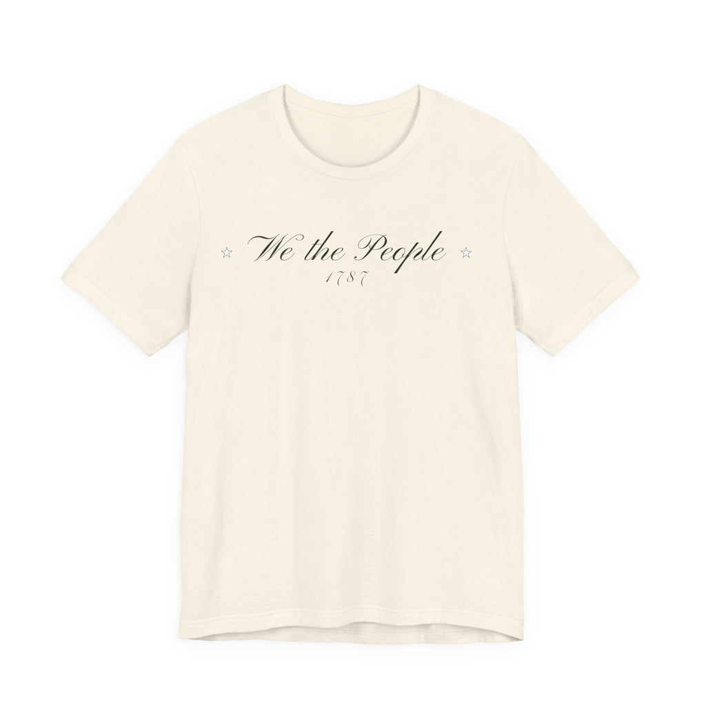 "We the People" Constitutional Script Tee