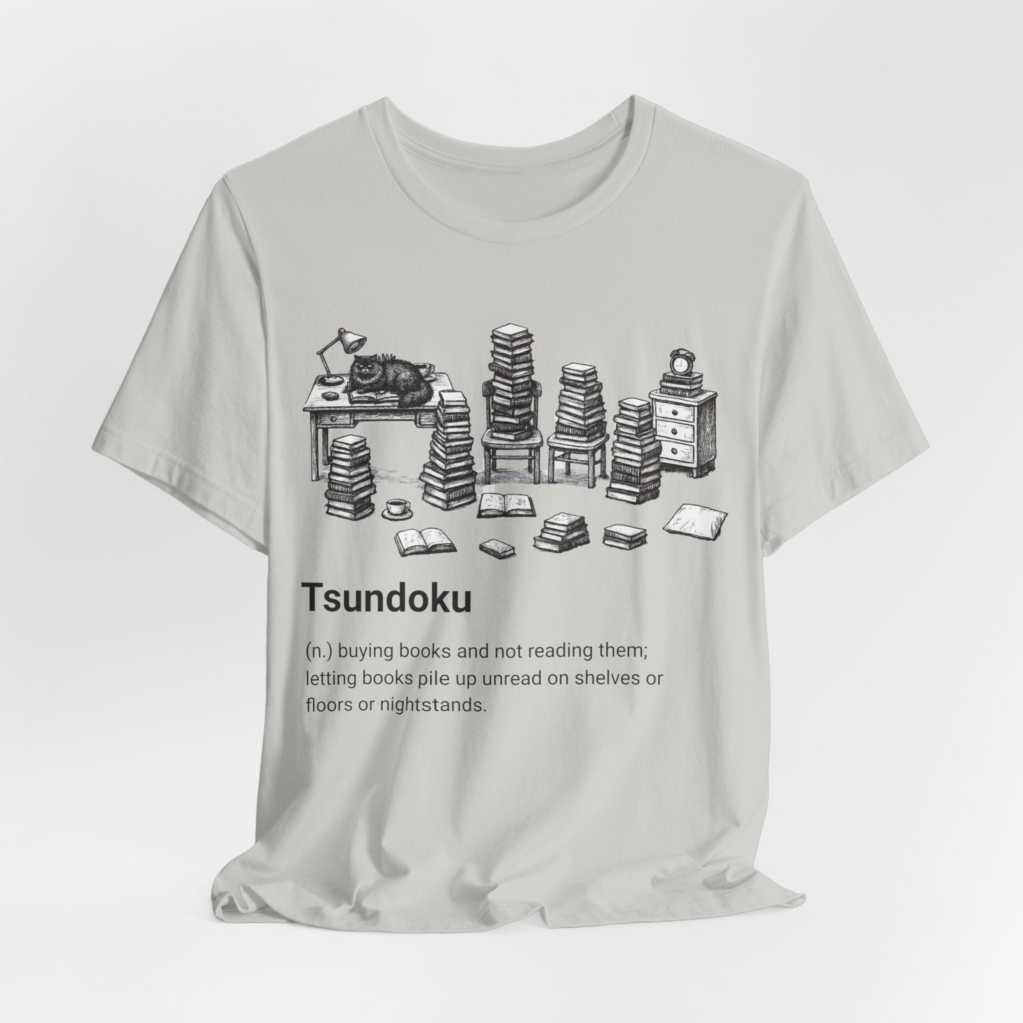 Tsundoku Booklover T‑Shirt — Literary Definition Graphic Tee