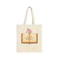I'm Just a Book Canvas Tote — Romance Reader Gift for Book Lovers