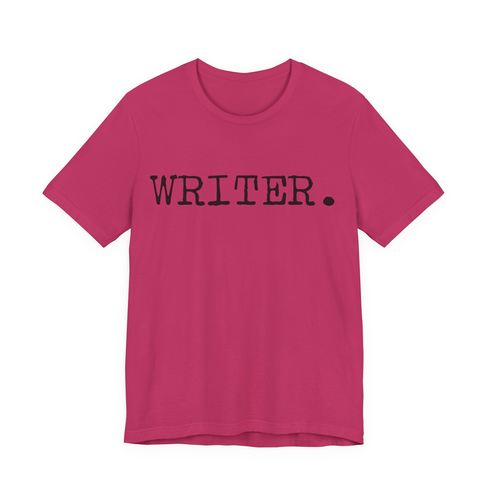 Writer. Tee – Minimalist Writer T-Shirt for Authors & Journalers