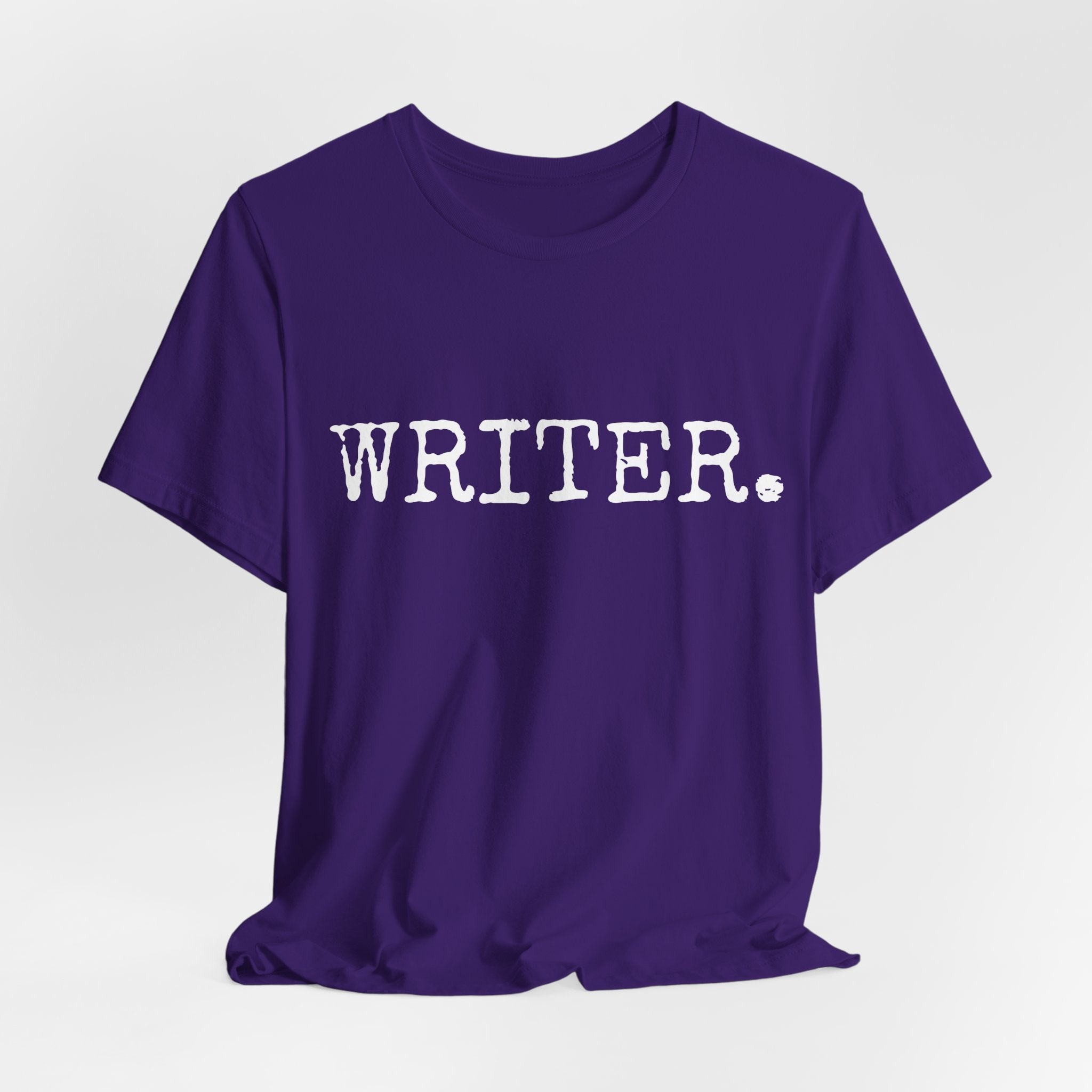 Writer T‑Shirt – Vintage Typewriter Font Tee for Authors & Journalers