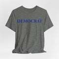 DEMOCRAT Navy Wordmark Tee — Classic Political T-Shirt