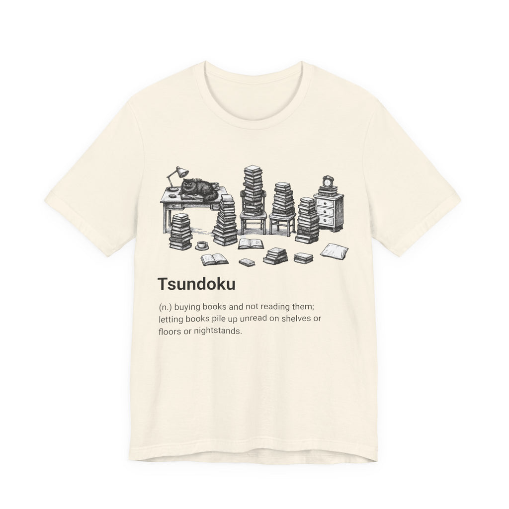 Tsundoku Booklover T‑Shirt — Literary Definition Graphic Tee