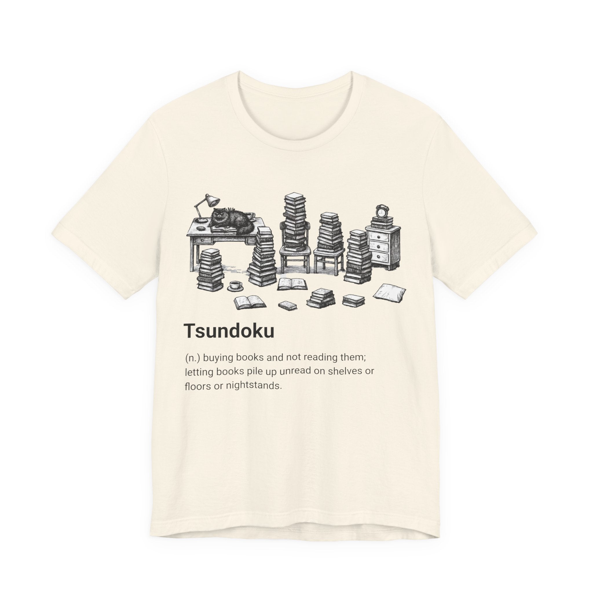 Tsundoku Booklover T‑Shirt — Literary Definition Graphic Tee
