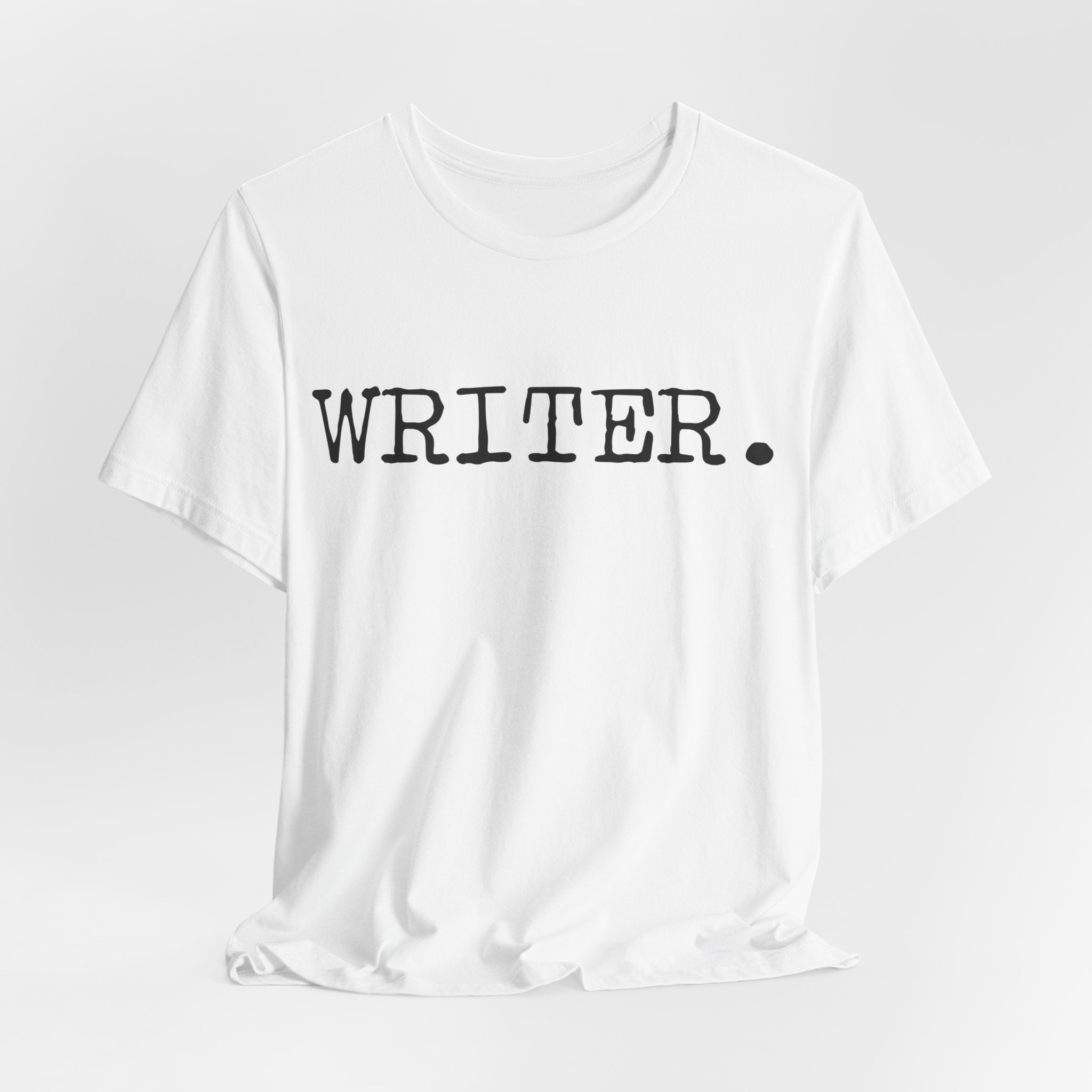 Writer. Tee – Minimalist Writer T-Shirt for Authors & Journalers