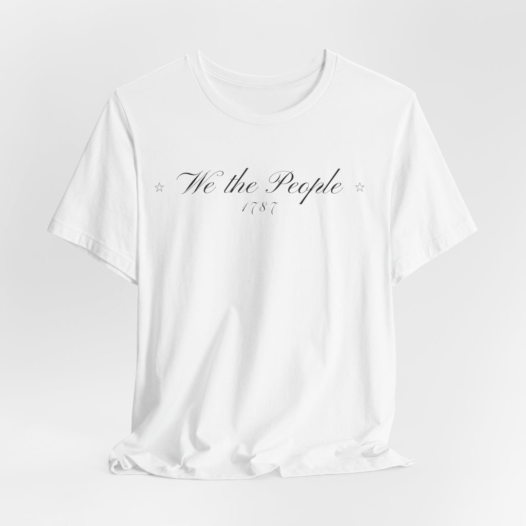 "We the People" Constitutional Script Tee