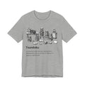 'Tsundoku' Book Pile Illustration Tee (Booklover Definition)