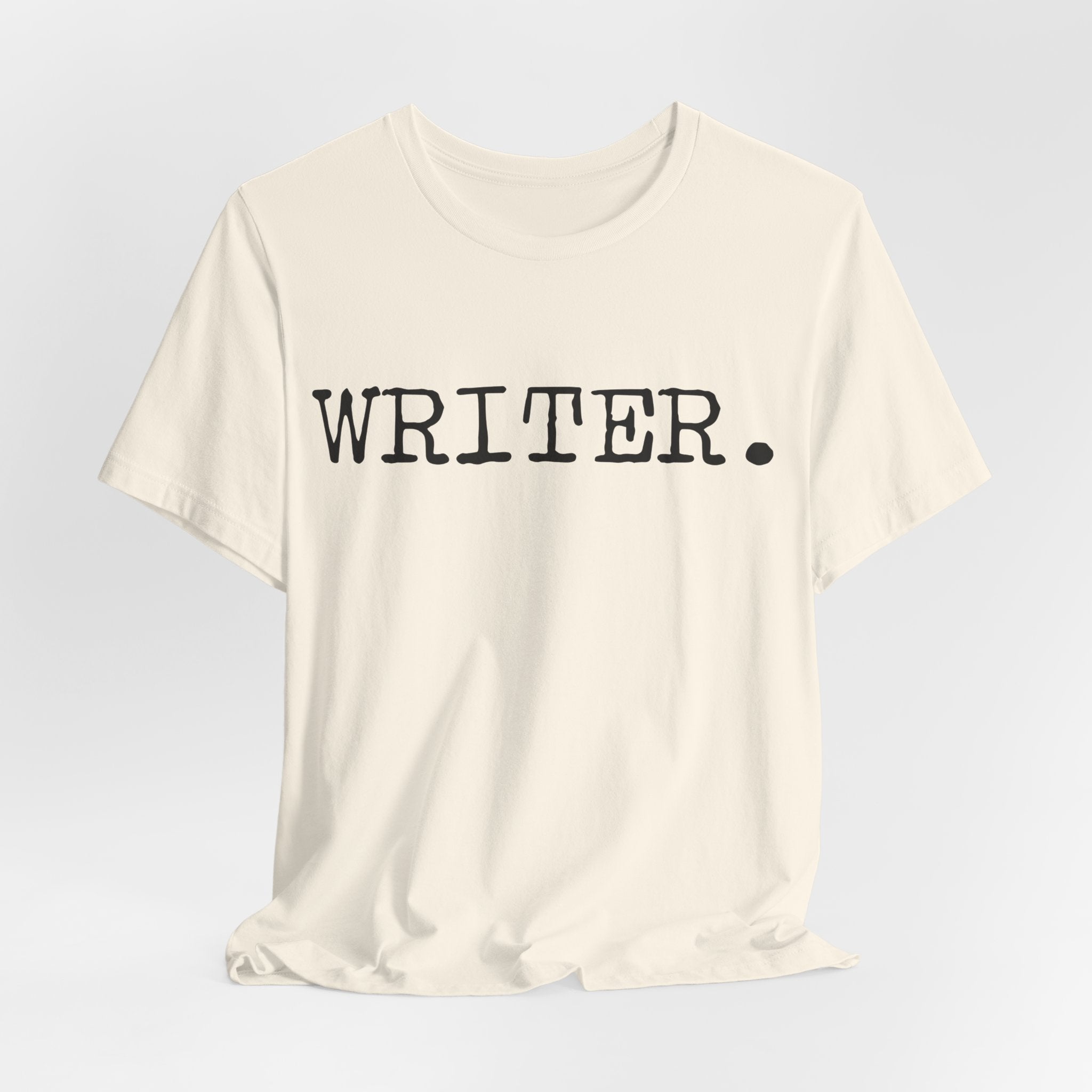 Writer. Tee – Minimalist Writer T-Shirt for Authors & Journalers