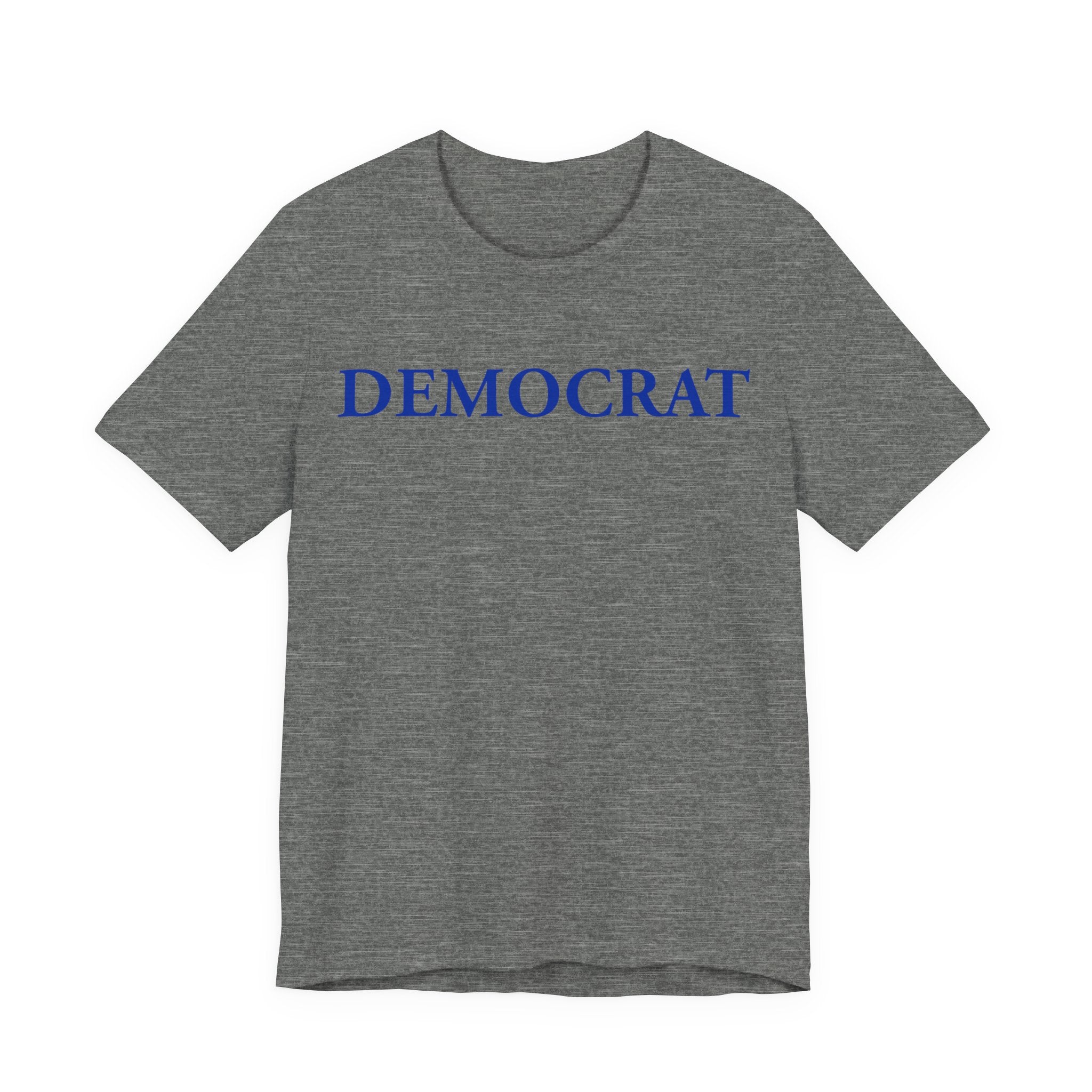 DEMOCRAT Navy Wordmark Tee — Classic Political T-Shirt