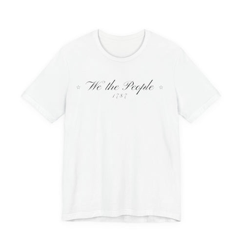 "We the People" Constitutional Script Tee