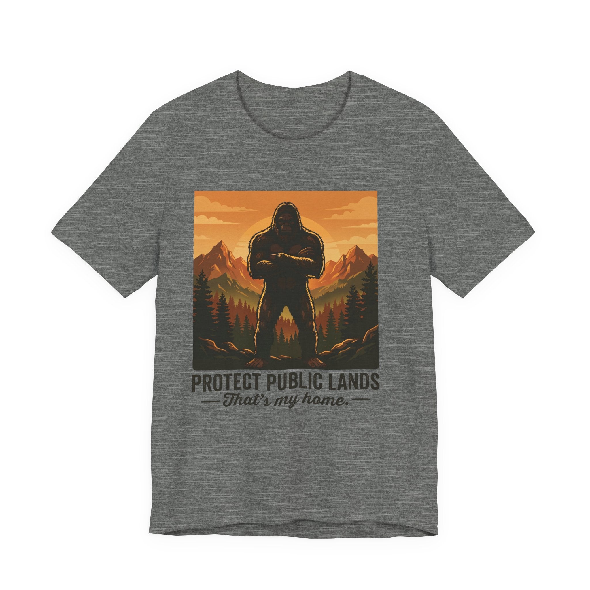 Protect Public Lands Tee — Bigfoot Forest Conservation Graphic T-Shirt