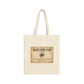 Silent Book Club Member Canvas Tote Bag — Gift for Readers Book Lovers