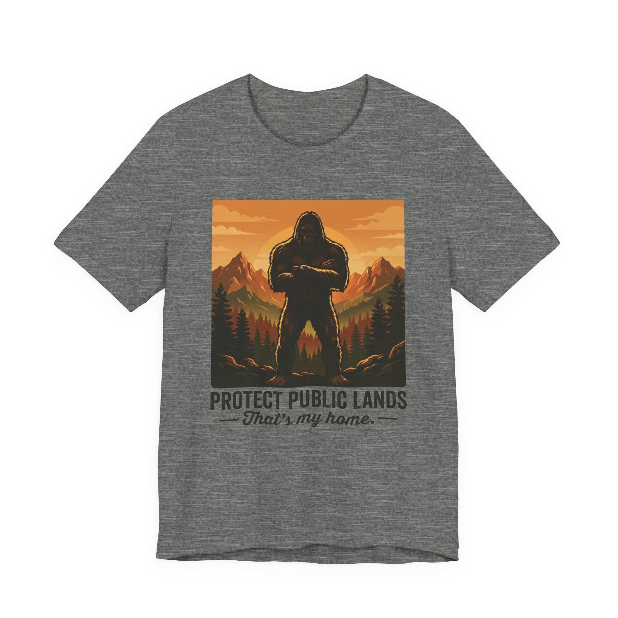 Protect Public Lands Tee — Bigfoot Forest Conservation Graphic T-Shirt