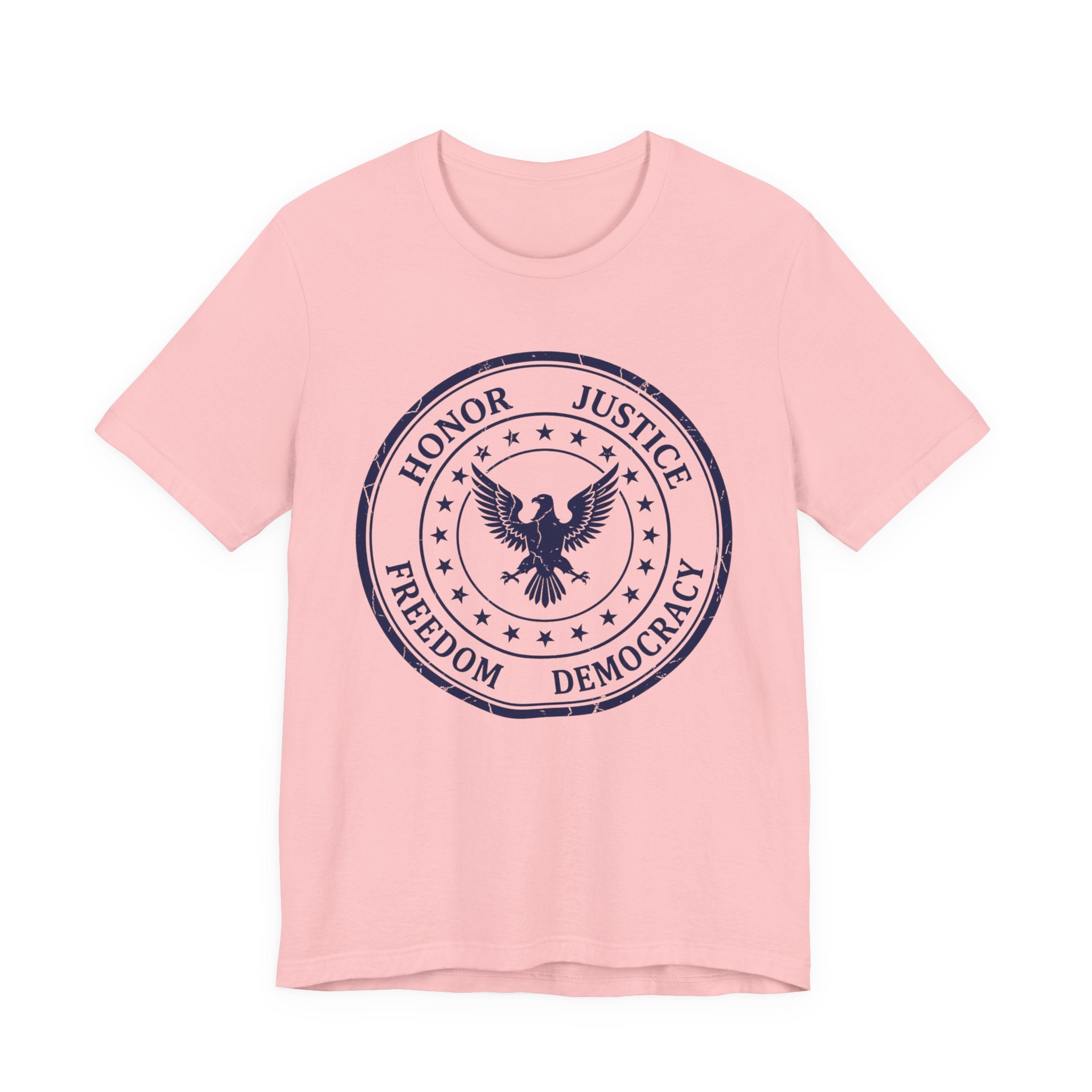 Honor • Justice Eagle Seal Tee — Freedom & Democracy Graphic T‑Shirt