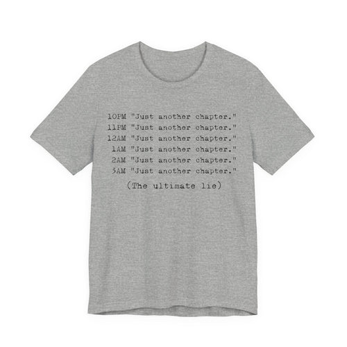 "Just Another Chapter" Late-Night Reader Tee