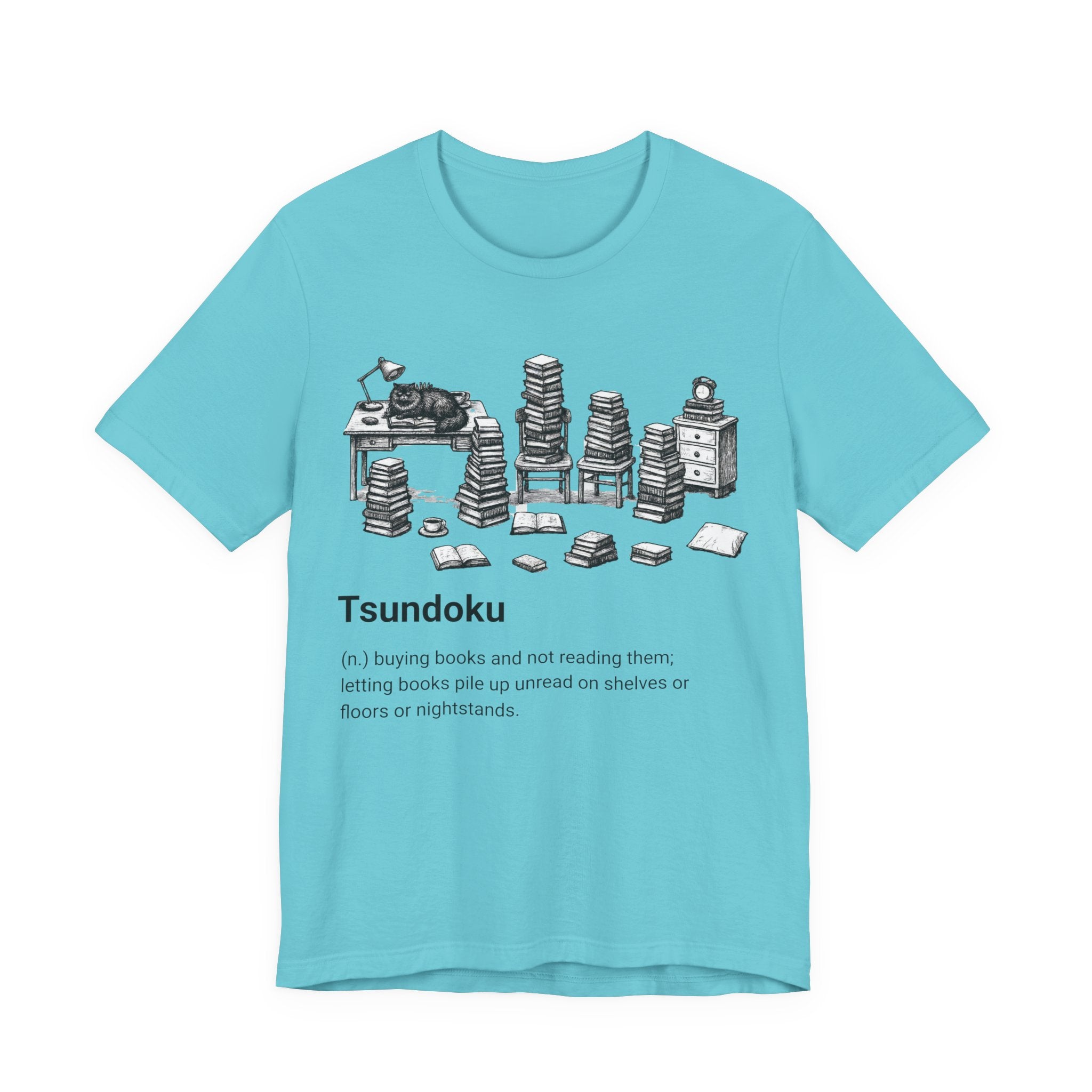 Tsundoku Booklover T‑Shirt — Literary Definition Graphic Tee