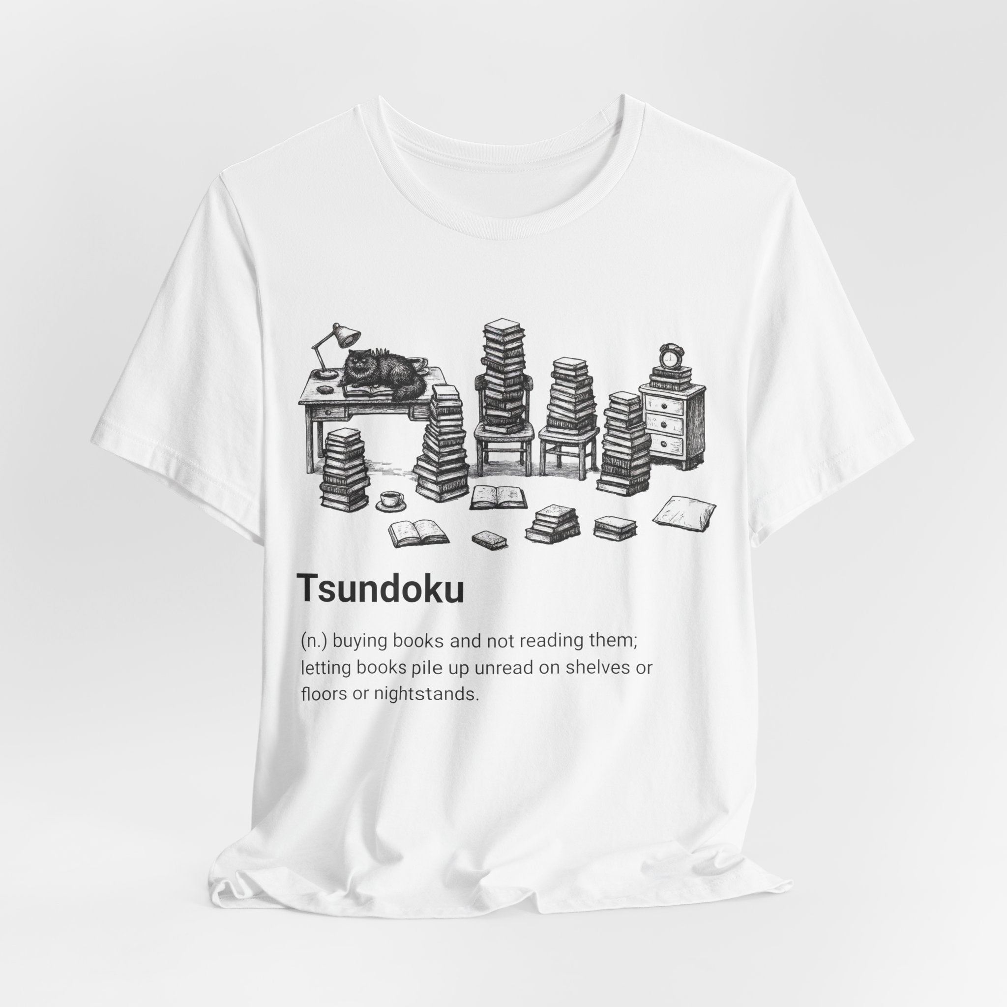 Tsundoku Booklover T‑Shirt — Literary Definition Graphic Tee