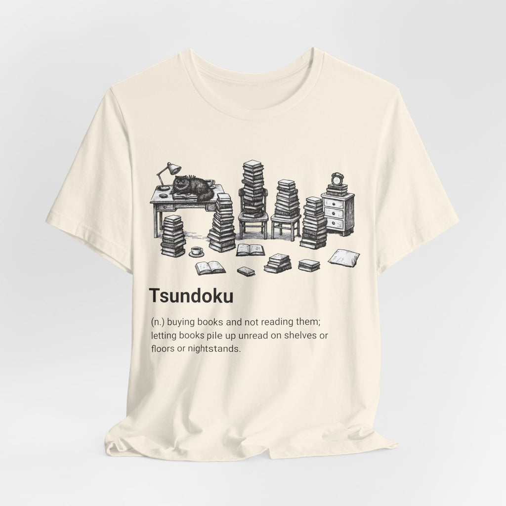 Tsundoku Booklover T‑Shirt — Literary Definition Graphic Tee