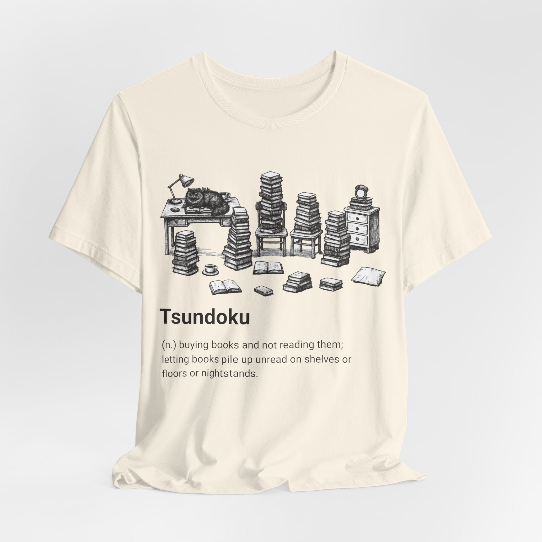 Tsundoku Booklover T‑Shirt — Literary Definition Graphic Tee