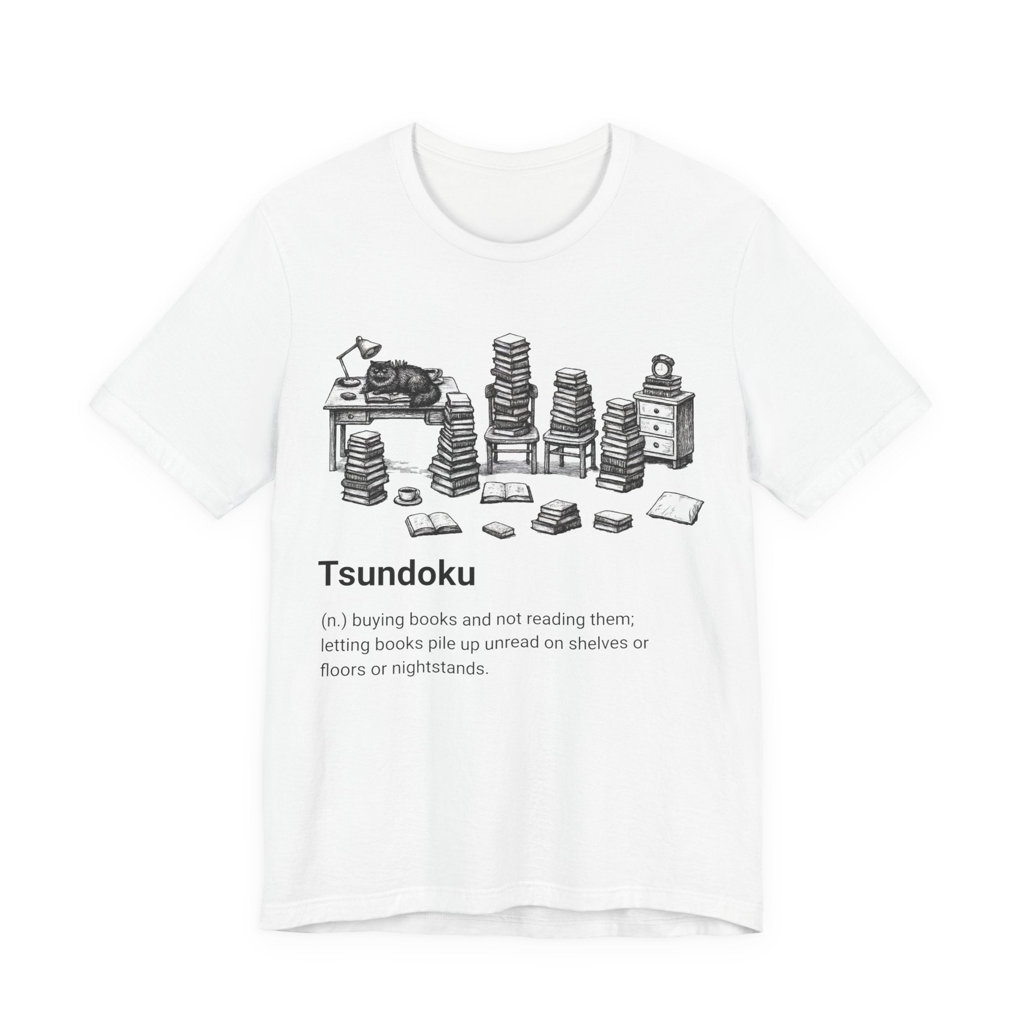 Tsundoku Booklover T‑Shirt — Literary Definition Graphic Tee