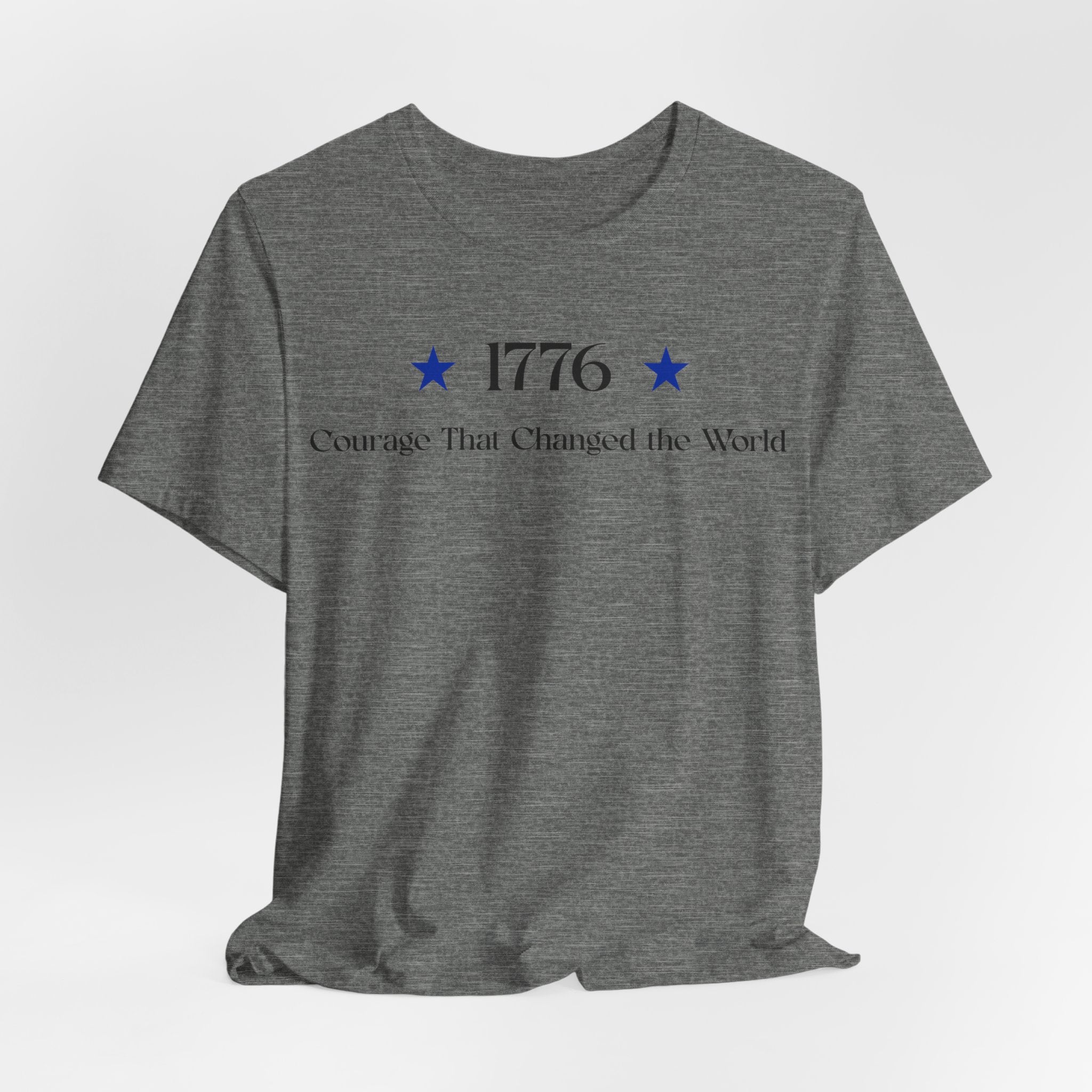 1776 T-Shirt – "Courage That Changed the World" Patriotic Independence Day Tee