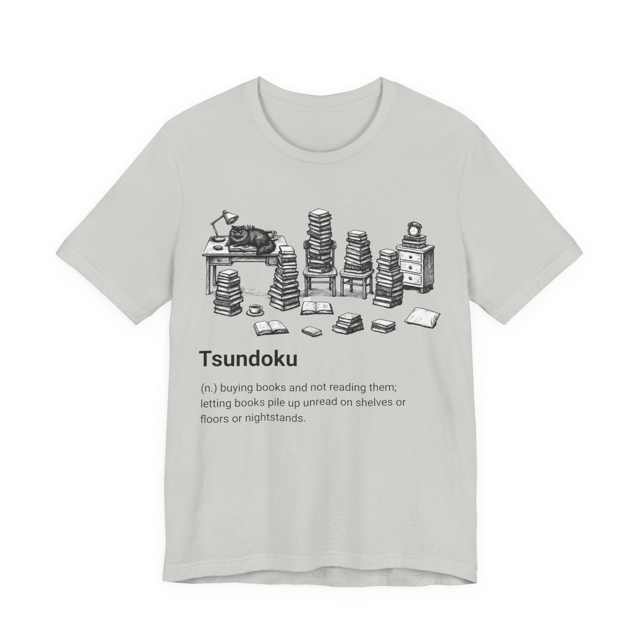 Tsundoku Booklover T‑Shirt — Literary Definition Graphic Tee