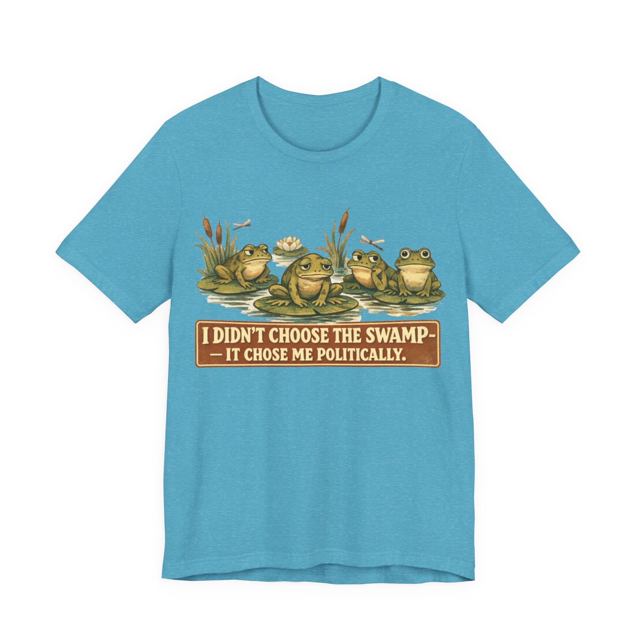 Political Frog T-Shirt – "I Didn't Choose the Swamp" Vintage Graphic Tee