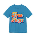 Free Hugs Retro Tee — Vintage Script Comfort T‑Shirt