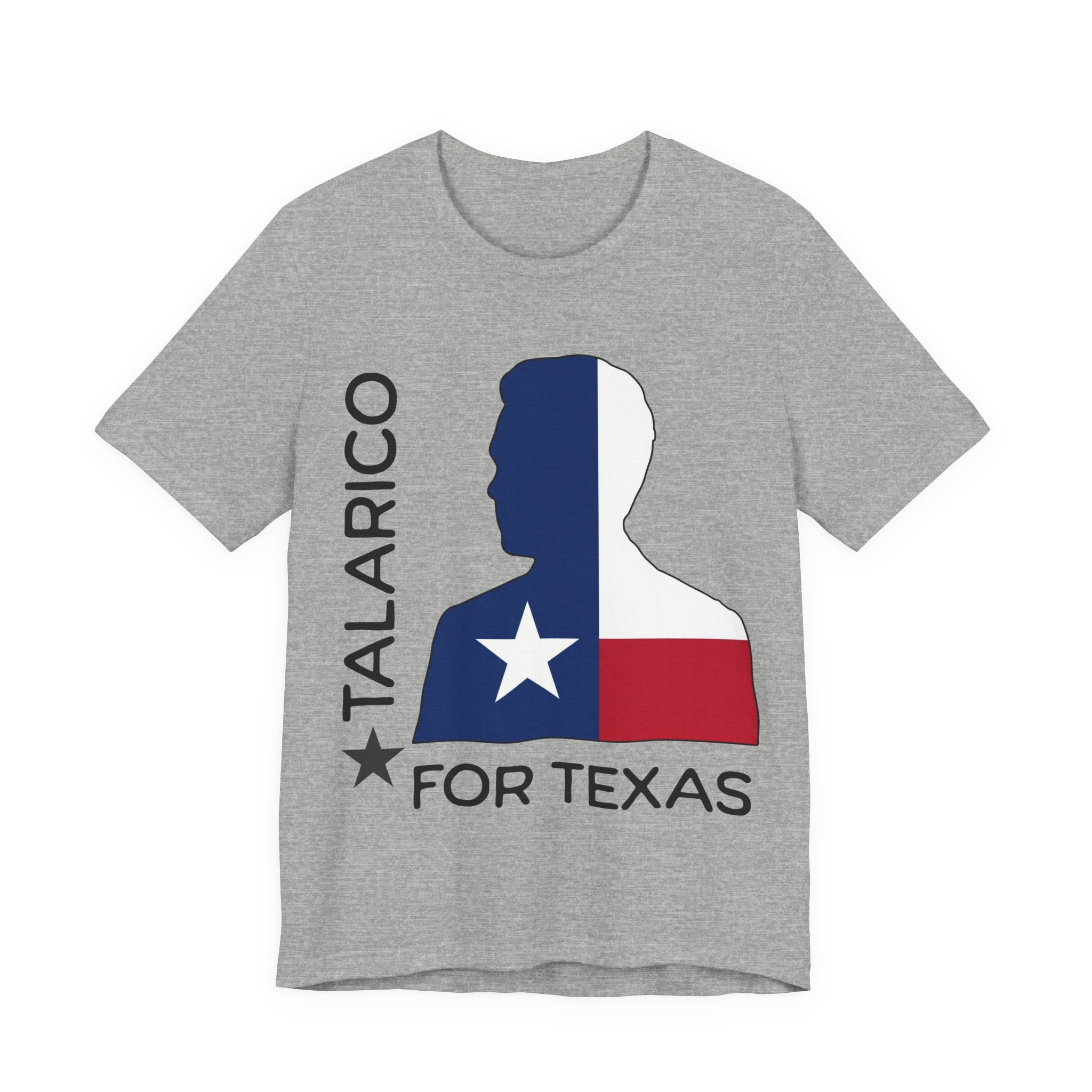 Talarico For Texas T-Shirt — Texas Flag Silhouette Political Shirt