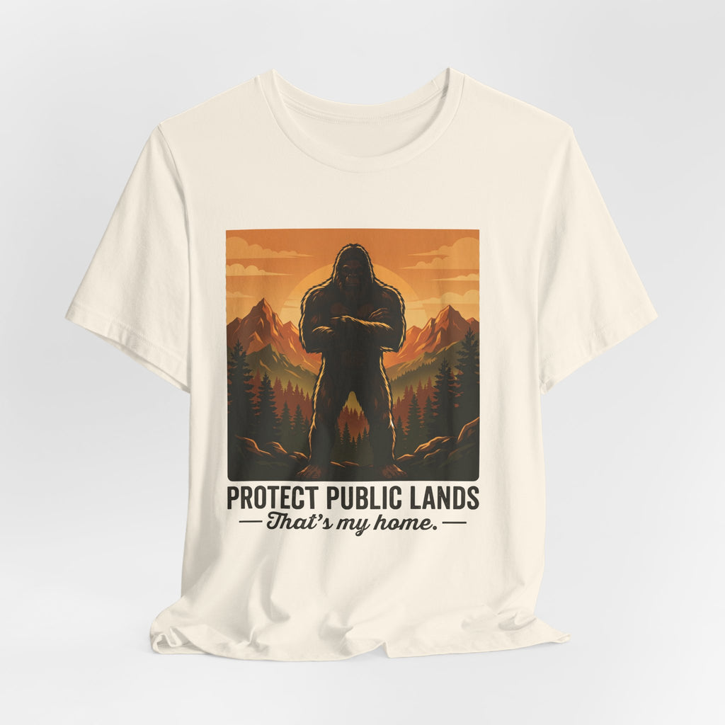 Protect Public Lands Tee — Bigfoot Forest Conservation Graphic T-Shirt