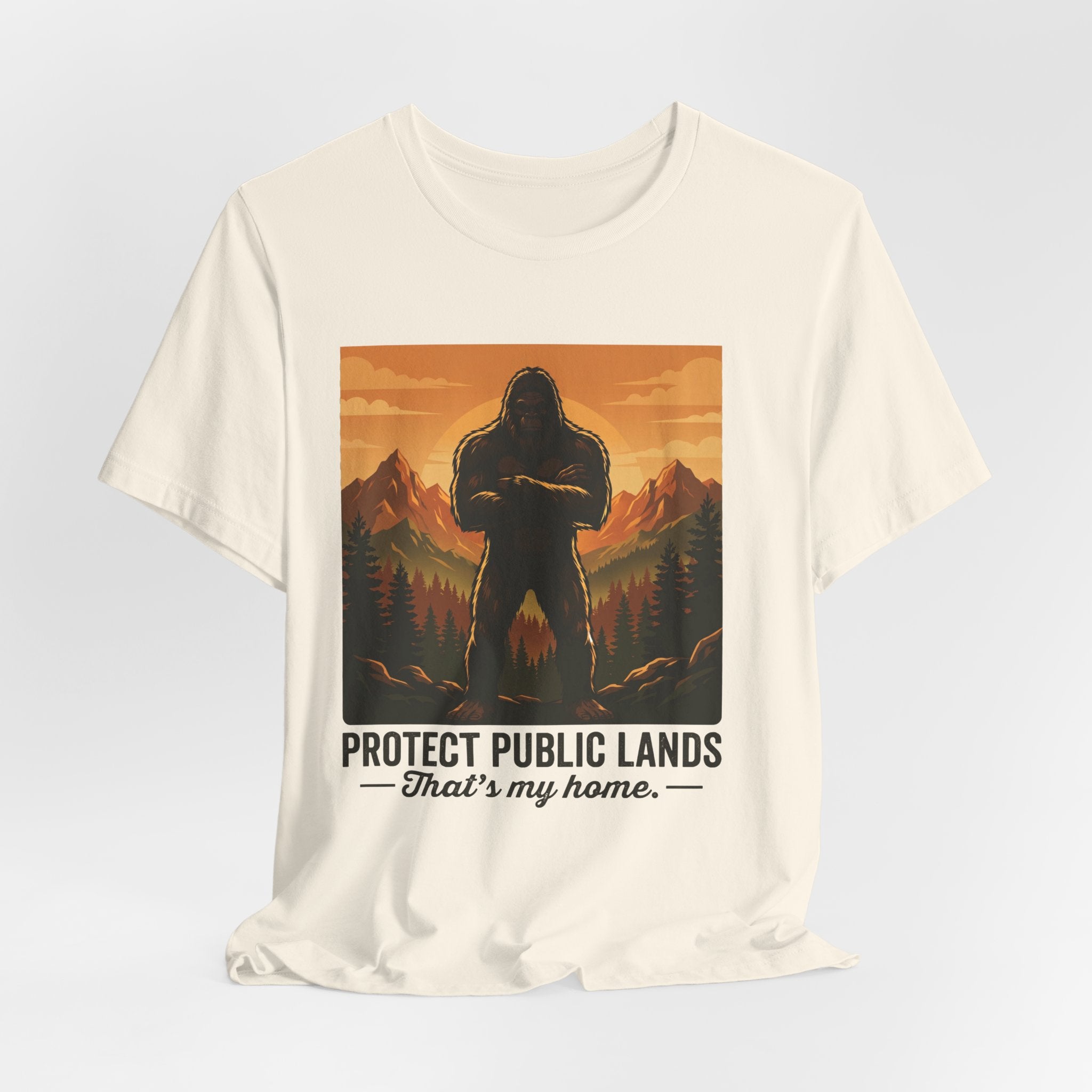 Protect Public Lands Tee — Bigfoot Forest Conservation Graphic T-Shirt