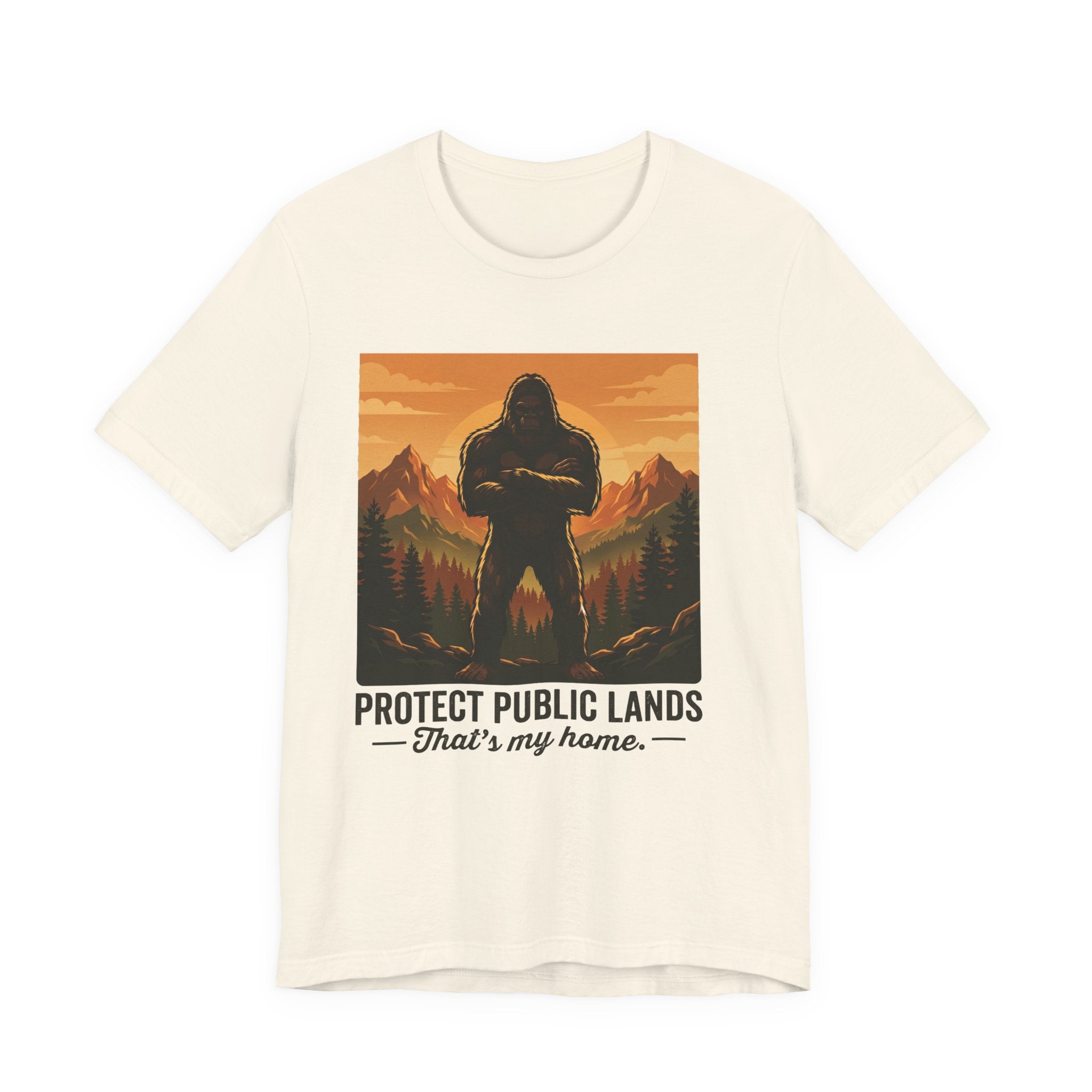Protect Public Lands Tee — Bigfoot Forest Conservation Graphic T-Shirt